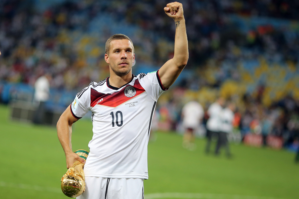 Lukas Podolski. Fotó: AGIF/Shutterstock.com